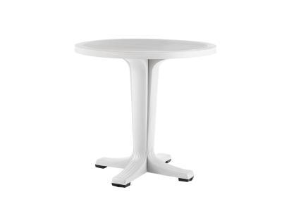 Стол круглый пластик Прованс 80 см белый 00-00000386 в интернет гипермаркете «Планета Лета». Фото