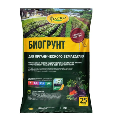 Грунт для органического земледелия Фаско с биогумусом 25л в интернет гипермаркете «Планета Лета». Фото