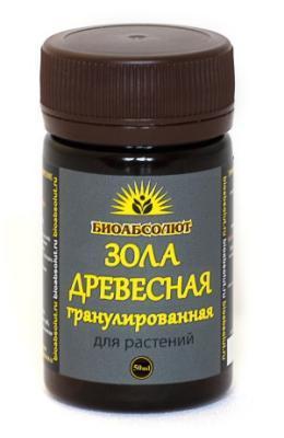 Зола "БИОАБСОЛЮТ" древесная гранулированная
