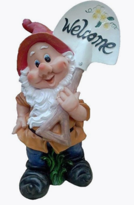 Фигура Гном с лопатой большой Н-72см ФП358 в интернет гипермаркете «Планета Лета». Фото