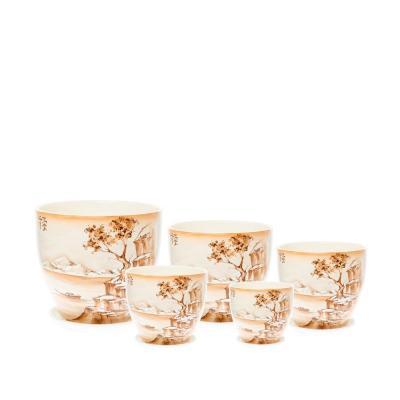 Горшок Япония высокий овал d22 в интернет гипермаркете «Планета Лета». Фото