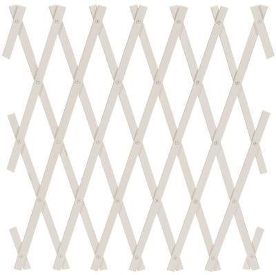 Решетка раздвижная 150х100 см,  белая, 321 в интернет гипермаркете «Планета Лета». Фото