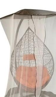 Сетка москитная 1000x1000x2000 для подвесного кресла  коричневая TR16 в интернет гипермаркете «Планета Лета». Фото