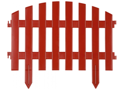 Забор декоративный GRINDA ″АР ДЕКО″, 28x300см, терракот в интернет гипермаркете «Планета Лета». Фото