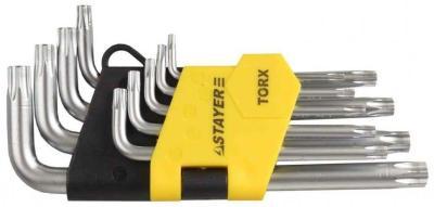 Ключ STAYER MASTER короткий набор Т10-Т50 мм 2743-H9 в интернет гипермаркете «Планета Лета». Фото