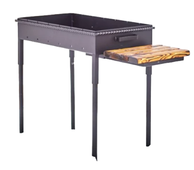 Мангал "Катон" разборный с полкой в интернет гипермаркете «Планета Лета». Фото