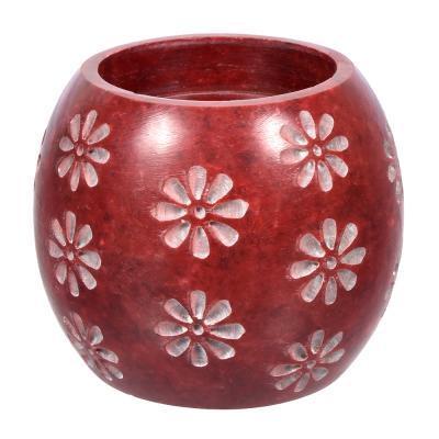 Испаритель и подсвечник, 2 в 1 "Цветы"  из камня для бани и сауны "Банные штучки" /8 в интернет гипермаркете «Планета Лета». Фото