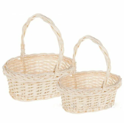 Корзина плетеная (ива) 20x14xH8.5/20см №2 в интернет гипермаркете «Планета Лета». Фото