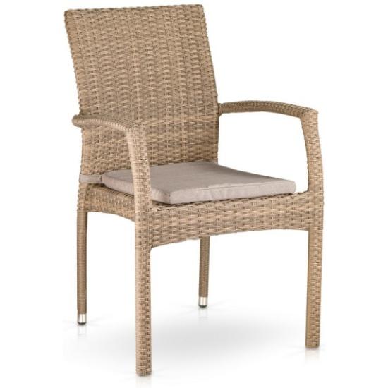 Комплект мебели 4 стула + стол T257B/Y379B-W65 Light Brown в интернет гипермаркете «Планета Лета». Фото