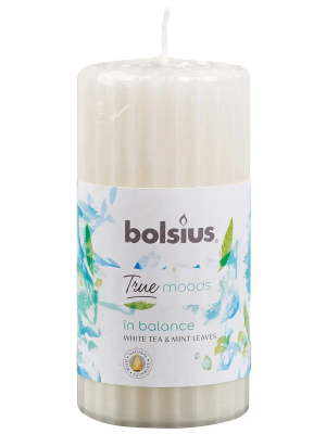 Свеча Болсус 120х58 столбик белый в интернет гипермаркете «Планета Лета». Фото