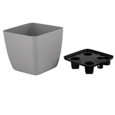 Горшок с дренажной вставкой InGreen Vienna, 1,5л, квадратный, французский платан INGREEN в интернет гипермаркете «Планета Лета». Фото Горшок с дренажной вставкой InGreen Vienna, 1,5л, квадратный, французский платан в интернет гипермаркете «Планета Лета». Фото