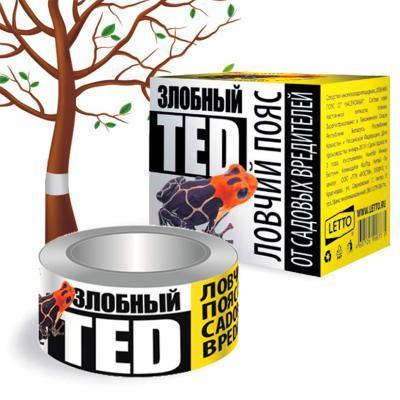 Ловчий пояс Злобный ТЭД от сад. вред. 5м коробка, НЕ ЯД! в интернет гипермаркете «Планета Лета». Фото