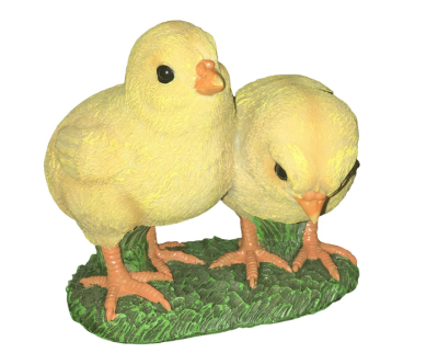 Фигура Цыплята пара Н-13см F976 в интернет гипермаркете «Планета Лета». Фото
