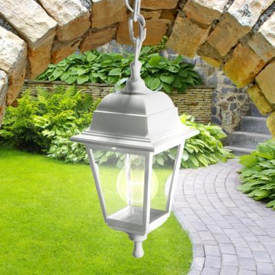 Светильник садово-парковый ЭРА "Адель" белый прозрачное стекло НСУ 04-60-001 в интернет гипермаркете «Планета Лета». Фото