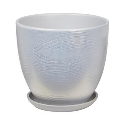 Горшок В/О "Волна серо-белая"  № 5 в интернет гипермаркете «Планета Лета». Фото