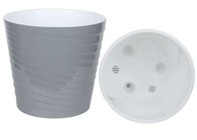 Горшок Эйс серый муссон d17, 2,7л с вкл. ЭС17-70 в интернет гипермаркете «Планета Лета». Фото