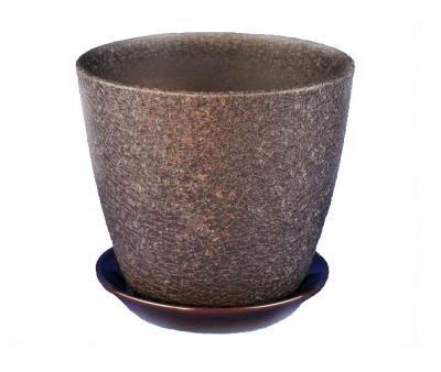 Горшок бутон Винил шоколад (ВН04) 18см, 3,8л в интернет гипермаркете «Планета Лета». Фото
