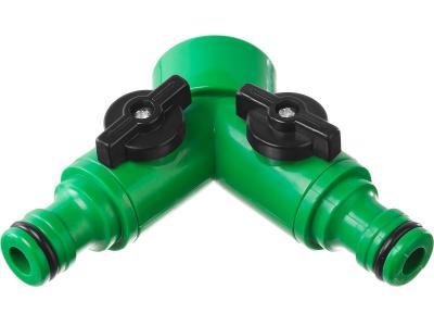 Распределитель РОСТОК поливочный RS-2, 3/4"  двухканальный с внутренней резьбой 426377 в интернет гипермаркете «Планета Лета». Фото