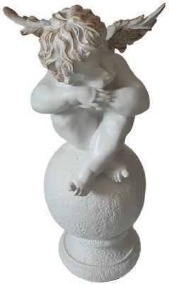 Фигура Ангел спящий на шаре Н-42см F348 в интернет гипермаркете «Планета Лета». Фото