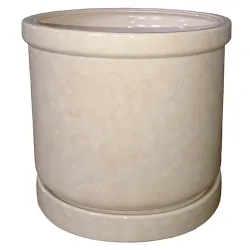 Кашпо цветочное Gardino SWING 14 см. высота 13 см. ёмкость 1Л. мокка в интернет гипермаркете «Планета Лета». Фото