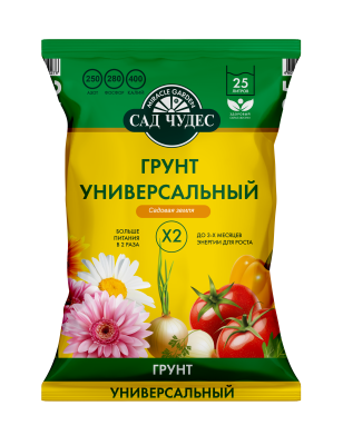 Грунт универсальный Сад Чудес 25л в интернет гипермаркете «Планета Лета». Фото