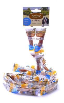 Лакомства Деревенские д/соб Мини колбаски из мяса курицы для собак 8г в интернет гипермаркете «Планета Лета». Фото