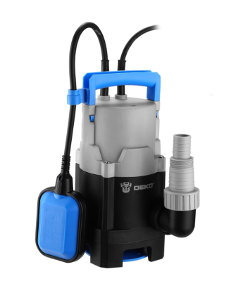 Насос дренажный DEKO DWP-400P (грязевая, поплавок, 220В, 400Вт, пластик) в интернет гипермаркете «Планета Лета». Фото