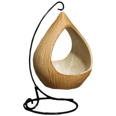 Горшок Фонарик бежевый на подставке 10,5х15см 0,15л 5081645 в интернет гипермаркете «Планета Лета». Фото