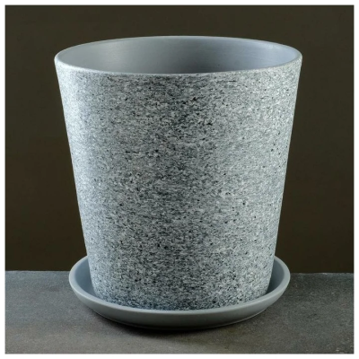 Горшок Бежевый камень № 5 D22 H8 Бонсай 2 л в интернет гипермаркете «Планета Лета». Фото