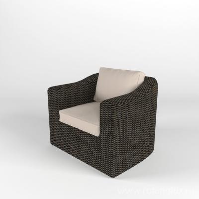 Садовое кресло МИСТРА  ротанг  коричневый без подушки в интернет гипермаркете «Планета Лета». Фото