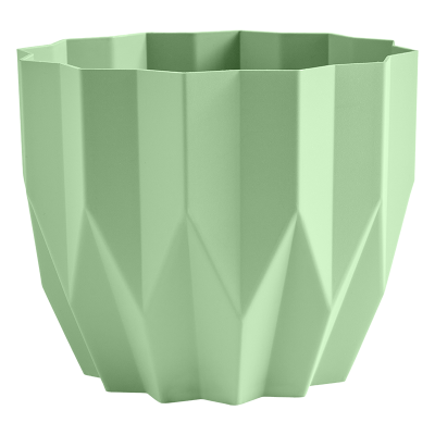 Кашпо "Геометрия" (0,8л.) Цв. Мята (Арт. КШ-4117) в интернет гипермаркете «Планета Лета». Фото