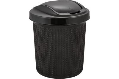 Контейнер для мусора "Ajur" 12 л венге SV4065ВНГ в интернет гипермаркете «Планета Лета». Фото