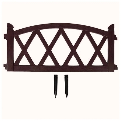 Ограждение "Арка", 2,4 метра, коричневый в интернет гипермаркете «Планета Лета». Фото