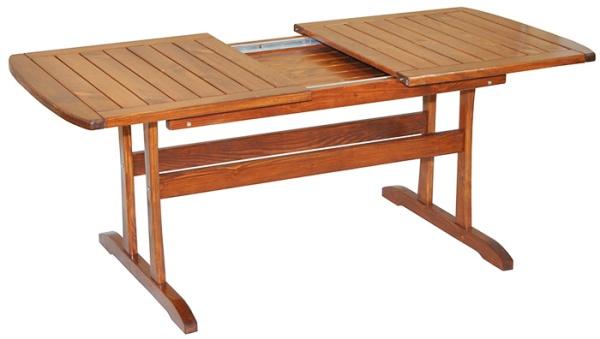 Стол Rodos раскладной 150-200х85см коньяк 181033 в интернет гипермаркете «Планета Лета». Фото