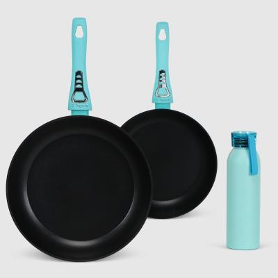 НАБОР ИЗ 2Х СКОВОРОД 24Х28СМ LOVE СИНИЙ в интернет гипермаркете «Планета Лета». Фото