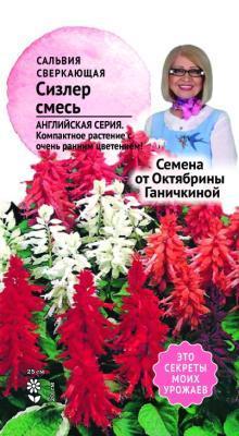 Сальвия Сизлер сверкающая 0,01 гр Ганичкина в интернет гипермаркете «Планета Лета». Фото