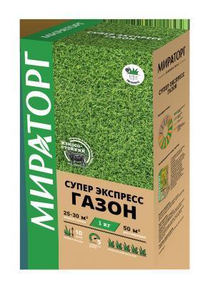 Семена газонной травы Газон Супер Экспресс 1кг в интернет гипермаркете «Планета Лета». Фото