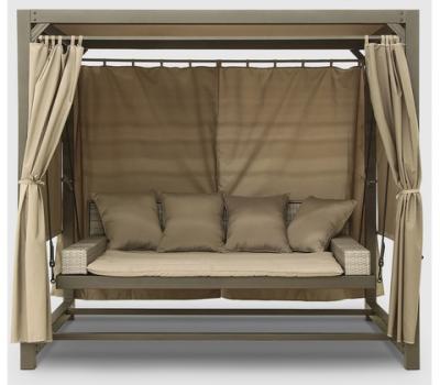 Диван подвесной Greenpatio Barcelona с подушкой песочный в интернет гипермаркете «Планета Лета». Фото