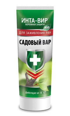 Средство для заживления ран Вар садовый Инта-Вир® в тубе 100г (15шт.) в интернет гипермаркете «Планета Лета». Фото
