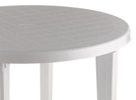 Стол круглый пластик Элластик 95 см белый 00-00000315 в интернет гипермаркете «Планета Лета». Фото