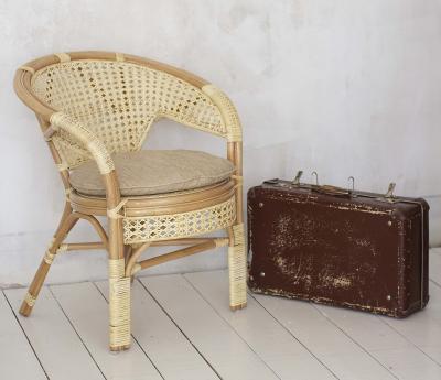 Кресло "Пеланги" подушка рогожка 02/15B К в интернет гипермаркете «Планета Лета». Фото