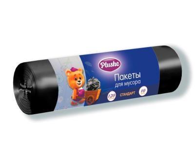 Мешки Мусорные Plushe 30л (25*56), 30шт, 8мкм, особо прочные, 64 в коробе в интернет гипермаркете «Планета Лета». Фото