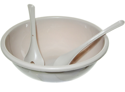 Салатник Dolche 3 л с крышкой и приборами какао GR1878КФ в интернет гипермаркете «Планета Лета». Фото