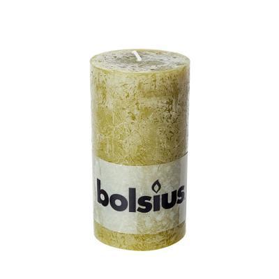 Свеча Болсус Рустик 130/68 оливковый 103867590370 в интернет гипермаркете «Планета Лета». Фото