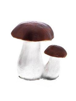 Фигура Гриб белый двойной малый Н-15см в интернет гипермаркете «Планета Лета». Фото