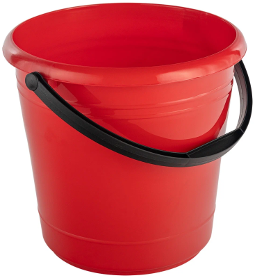 Ведро "Элластик" 10 л красный 00-00000057 в интернет гипермаркете «Планета Лета». Фото