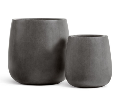 Кашпо TREEZ Effectory Beton Design-Чаша Тёмно-серый бетон в-35 см, д-32 см TREEZ в интернет гипермаркете «Планета Лета». Фото Кашпо TREEZ Effectory Beton Design-Чаша Тёмно-серый бетон в-35 см, д-32 см в интернет гипермаркете «Планета Лета». Фото