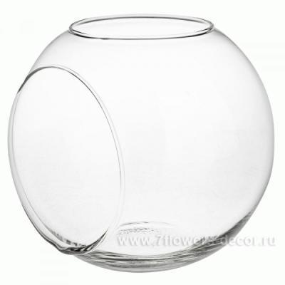 Ваза Мате с двумя отверстиями для суккулентов стекло, D14.5xH13см 1983 в интернет гипермаркете «Планета Лета». Фото