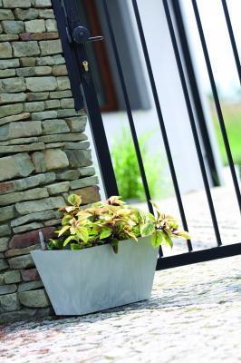 Балконный ящик Tubus Case Beton 40*21,6; h20 см бетон (CONCRETE) DTUC400B-422U в интернет гипермаркете «Планета Лета». Фото