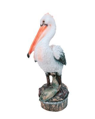 Фигура Пеликан с рыбкой H-47см ФП036 в интернет гипермаркете «Планета Лета». Фото